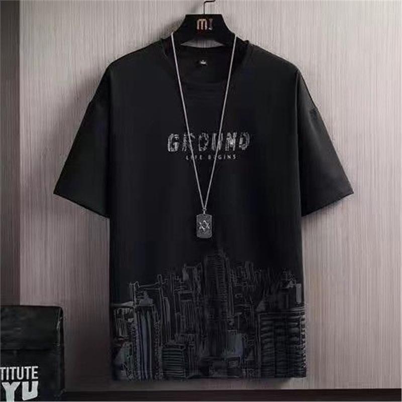 Men's Summer Quick-Dry Ice Silk T-Shirt & Shorts Set