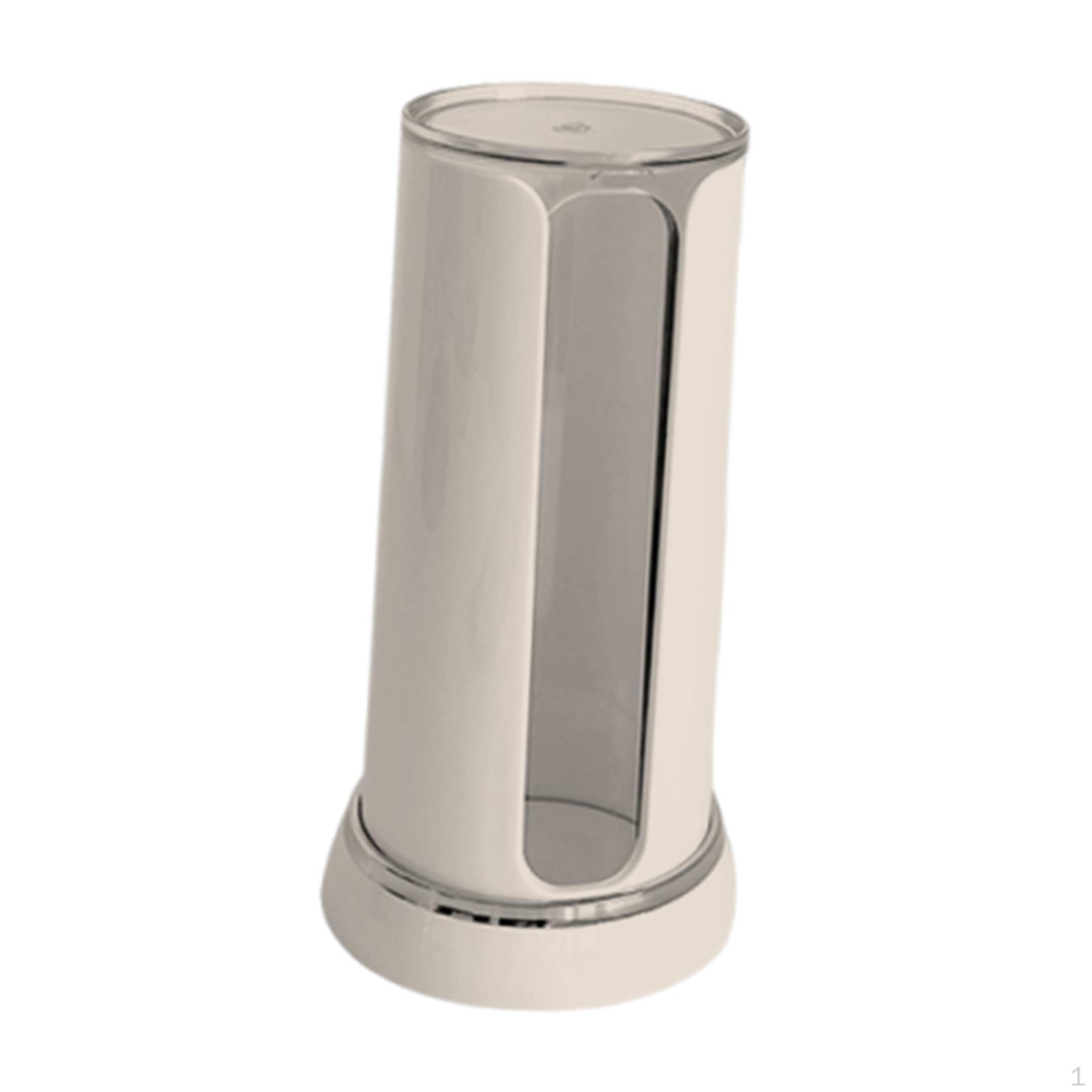 

Коробка для хранения косметических дисков Диспенсер для ванной комнаты Декорация Портативный держатель Средство для снятия макияжа кремовый