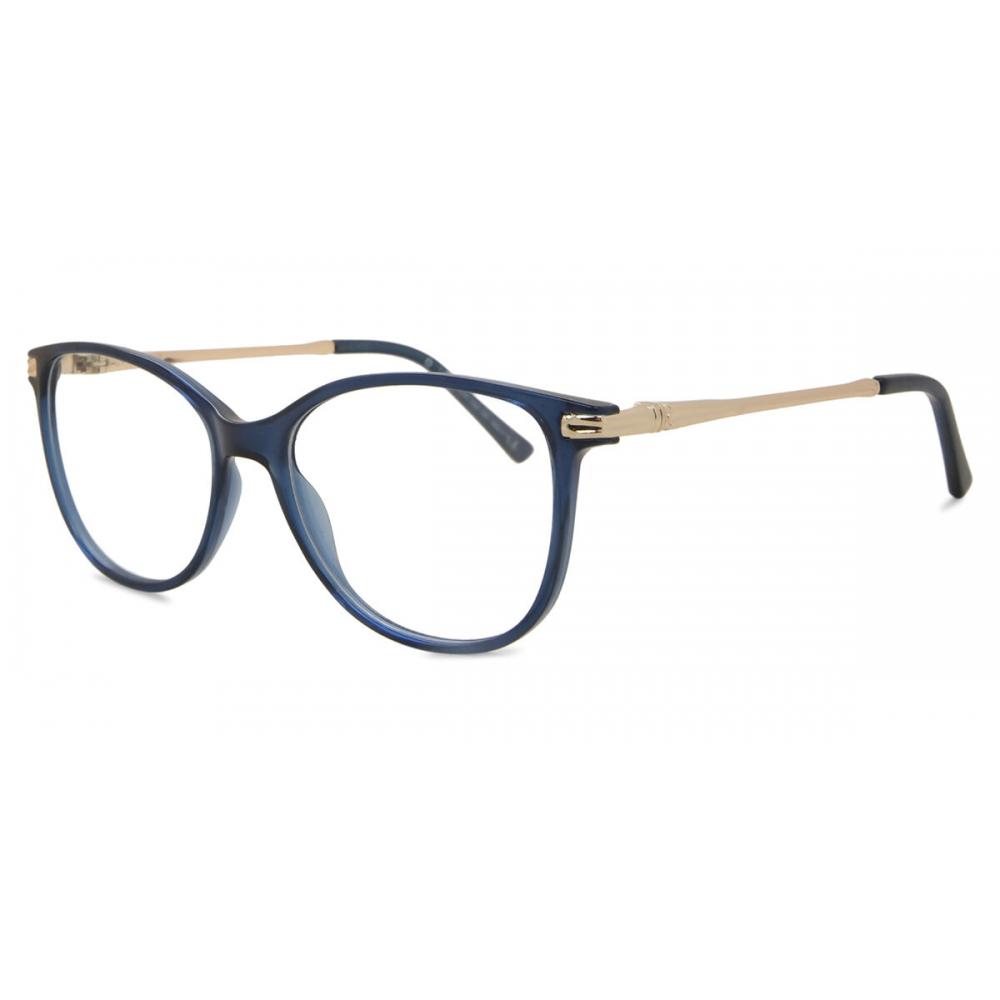 Full Rim CaT Eye FrosTed Dark Blue SmarTbuy CollecTion Tine T 0437 004 Fashion Women Eyeglasses