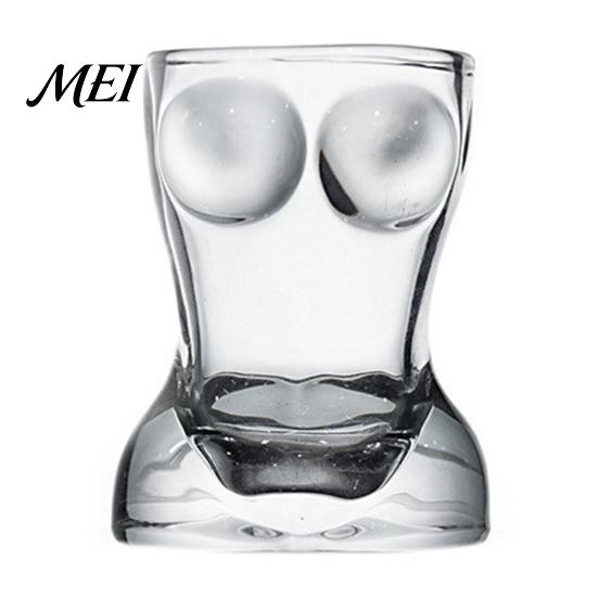 Schnapsgläser Körper Gläser für Party, Lustiger Mini-Becher mit menschlichem Torso, Geformtes Kreatives Neuheit Trinkbar, Einzigartiges Geschenk für Erwachsene