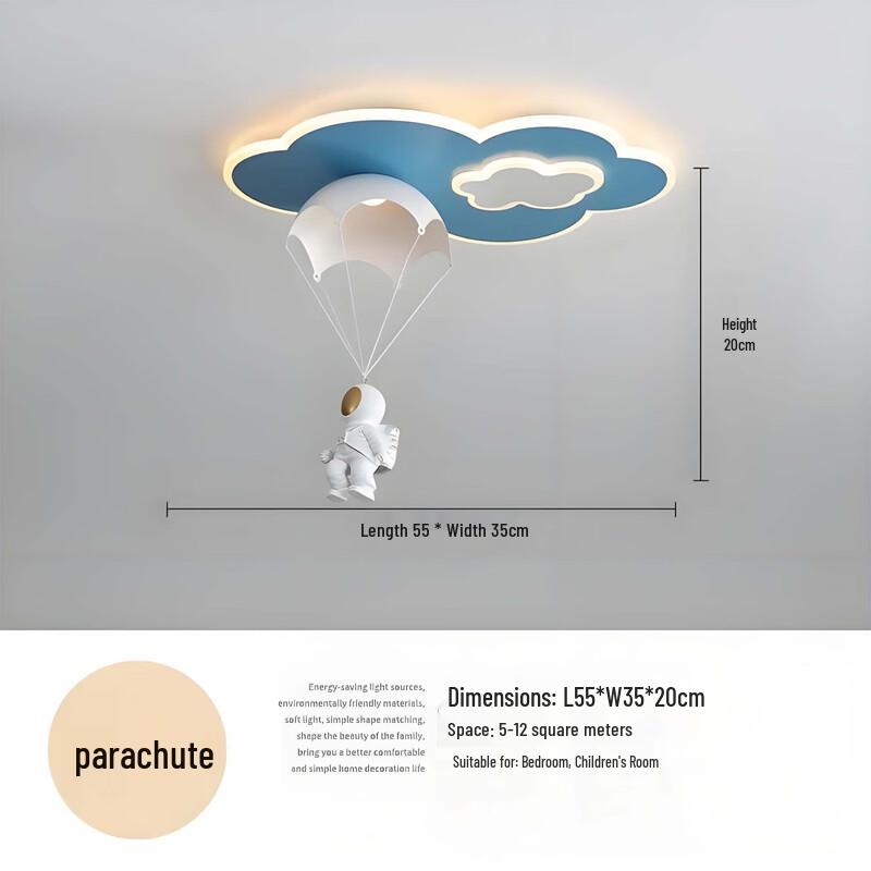 Pailide Astronaut Space Cloud Ceiling Light