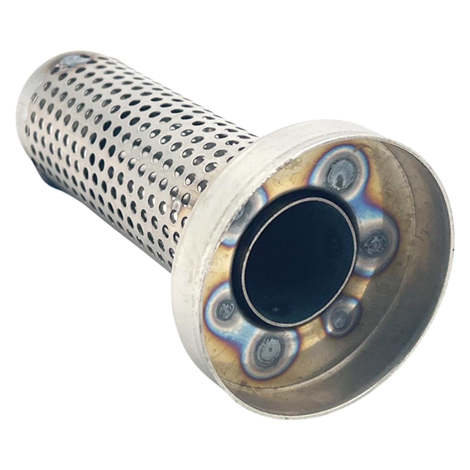 

TIGRE BLANC Motorcycle Muffler, Inner Baffle Silencer, Volume Adjustment, Exhaust Muffler, Inner Baffle, Outer Diameter 2.4 inches (60.5 mm) Outer diameter 60.5mm срібний