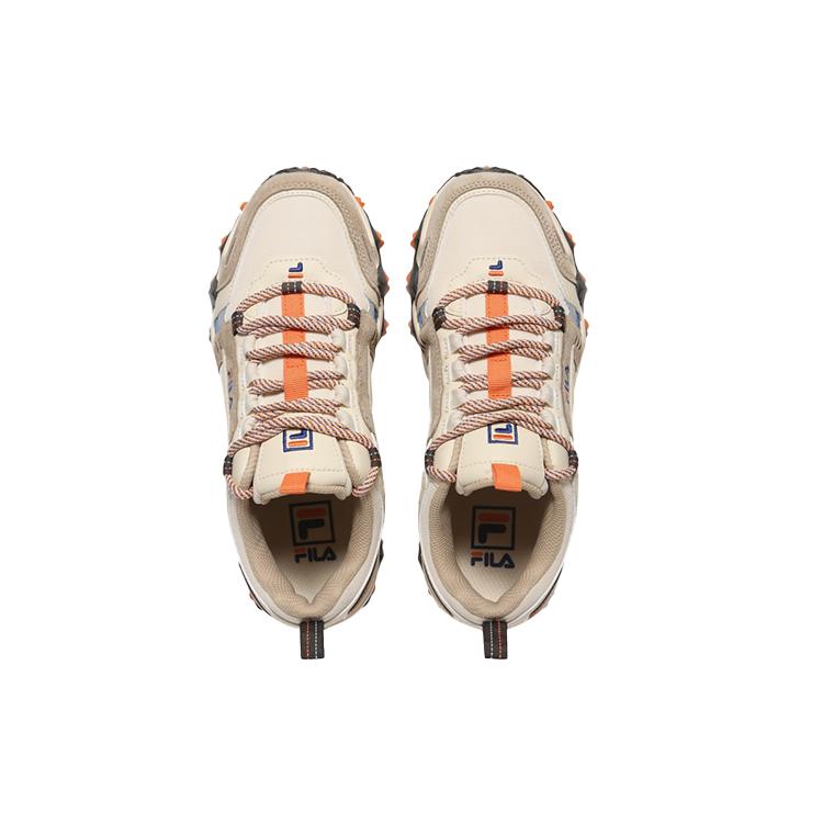 FILA Oakment Tr Fabric Low top Casual Shoes Unisex Khaki Korean Style 1JM00801D_928