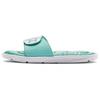 UA Ignite IX Trace Multi Comfortable Versatile Slide Sandals Women Footwear White Blue 3022720-100