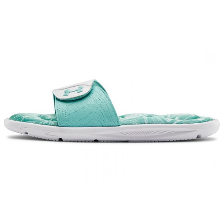 

Under Armour UA Ignite IX Trace Multi Comfortable Versatile Slide Sandals Women footwear White Blue 3022720-100 40.5