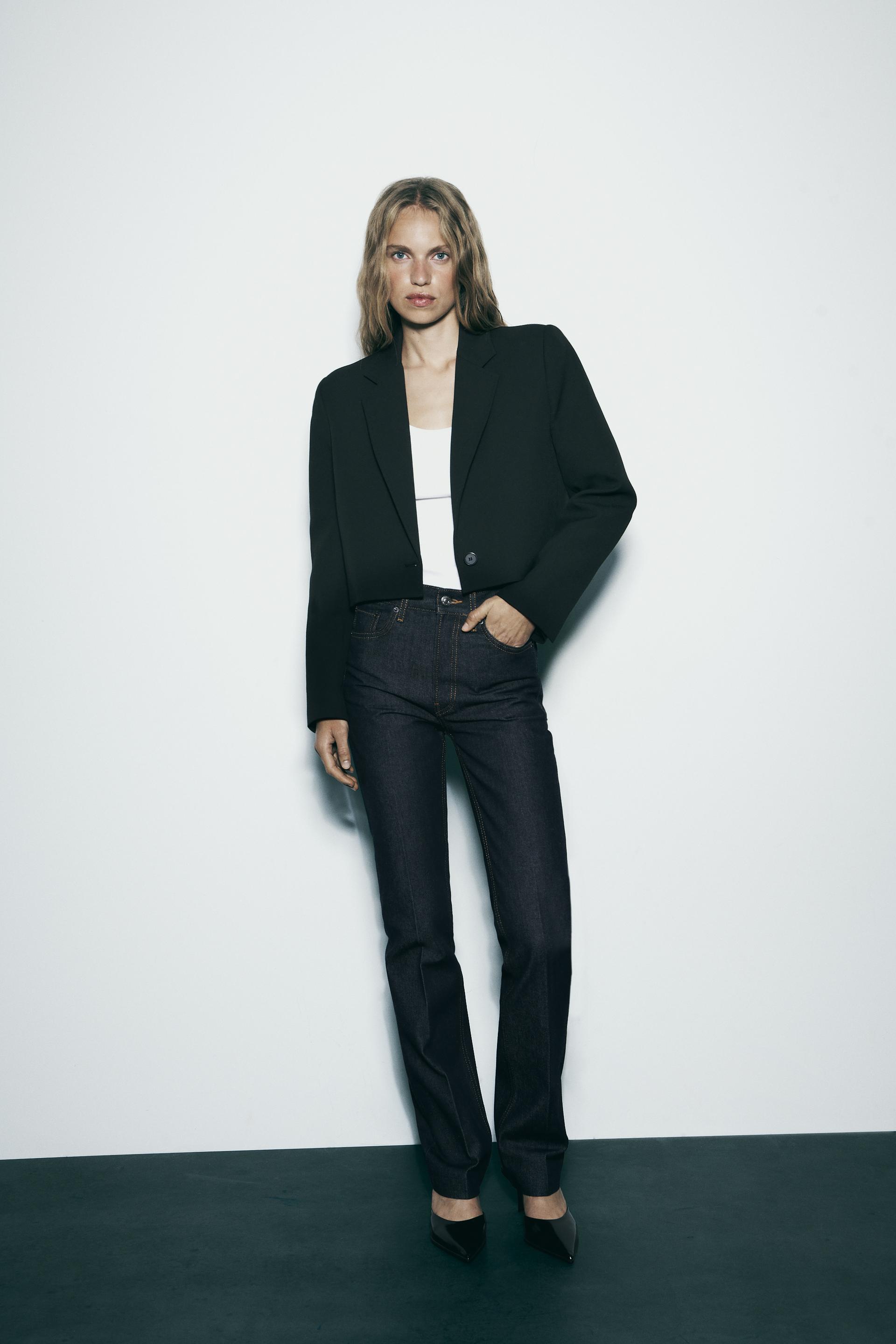 

ДЖИНСЫ С ВЫСОКОЙ ПОСАДКОЙ ZW COLLECTION BOOTCUT