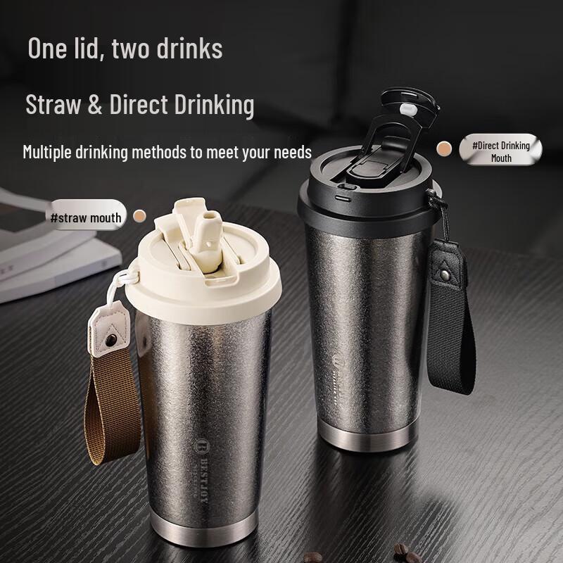 Fuguang Shixi Pure Titanium Insulated Coffee Mug