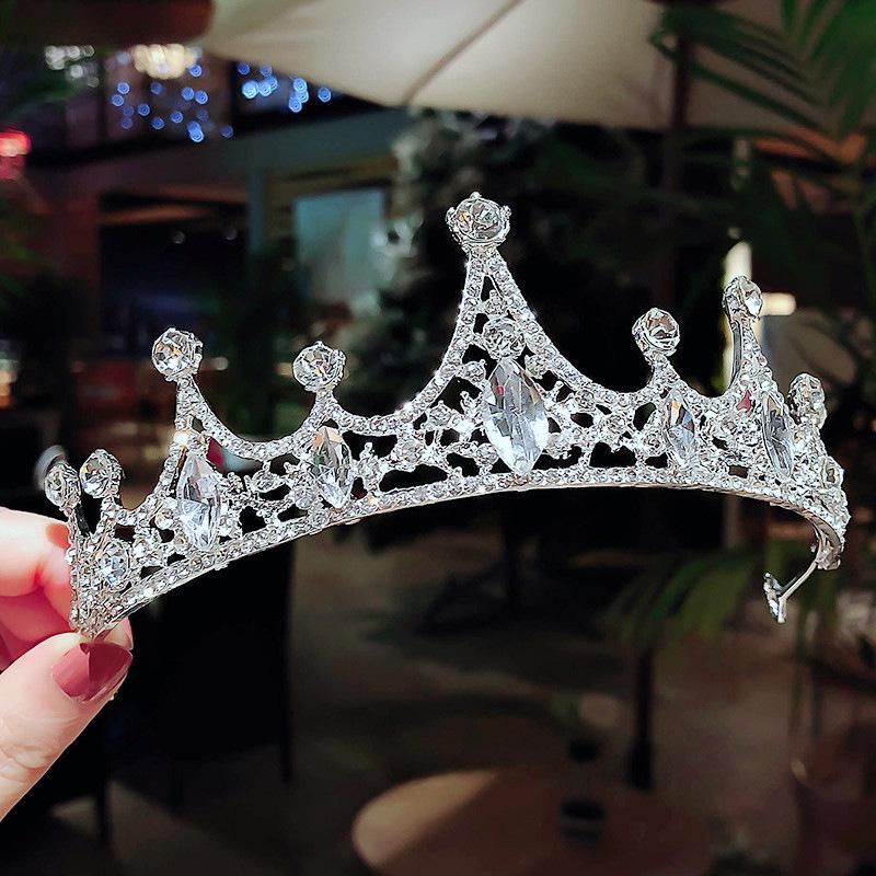 Princess Birthday Crown Headband for Girls – High-end Hair Accessories & Clip
