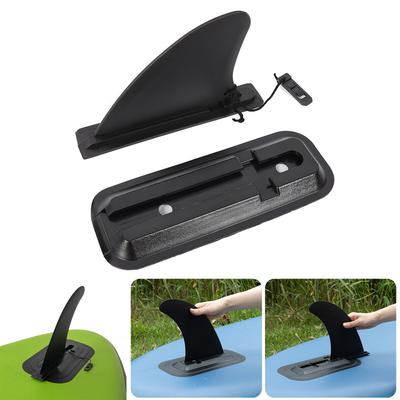 Plastic Detachable Paddles Board Fins Replacement Quickly Release Slide On Fins for Longboards, Surfboard & Paddleboard
