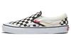 Slip-On Klassische 138 'Sidestripe - Schwarzes Karomuster' VN000BW3BKC