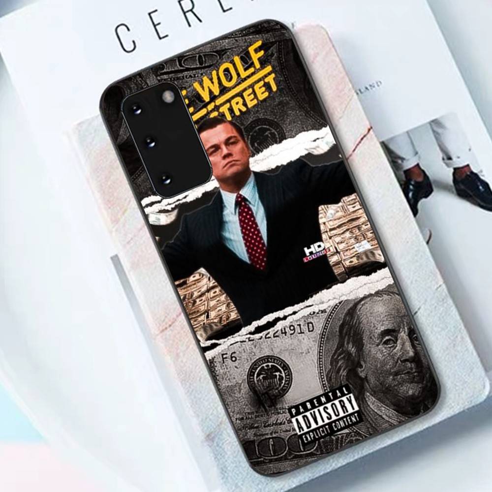 Classic Movie W-Wolf Of W-Wall S-Street Phone Case For Samsung S 24 Fe 25 Ultra Plus 20 Lite 21 30 22 23 24 22 Ultra 5G Fundas