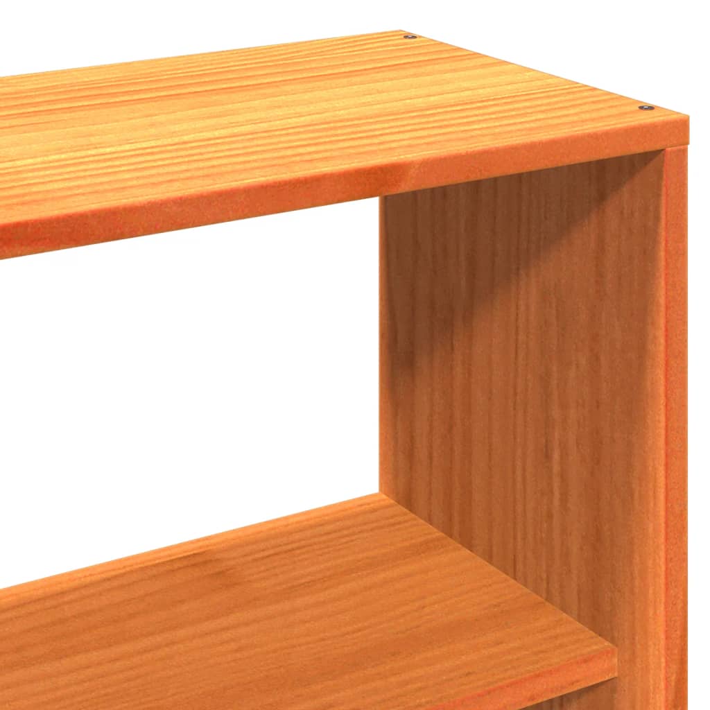 Solid Wood Bed without Mattress Wax Brown 160x200 cm Solid Wood
