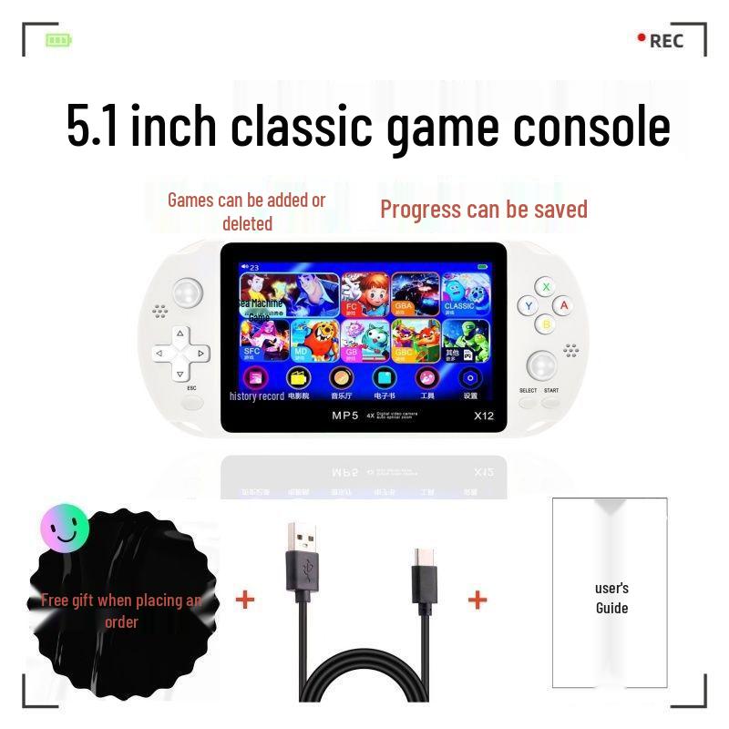 Nostalgic Rechargeable Handheld Game Console with Classic MP5: Three Kingdoms, Journey to the West & Pokemon. Free Shipping Included.