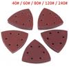Pads Sanding Triangle Assorted Sandpaper For Multi Tool Oscillating Loop Durable