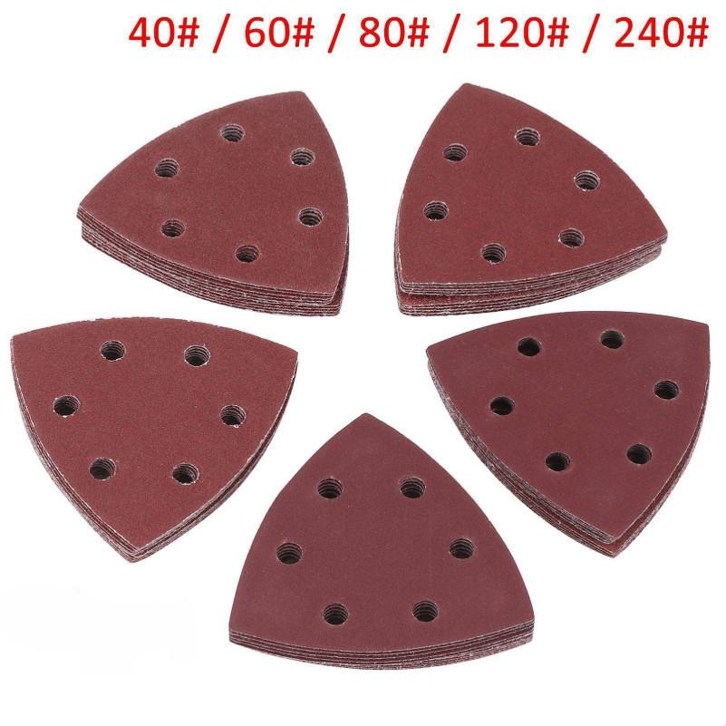 Pads Sanding Triangle Assorted Sandpaper For Multi Tool Oscillating Loop Durable