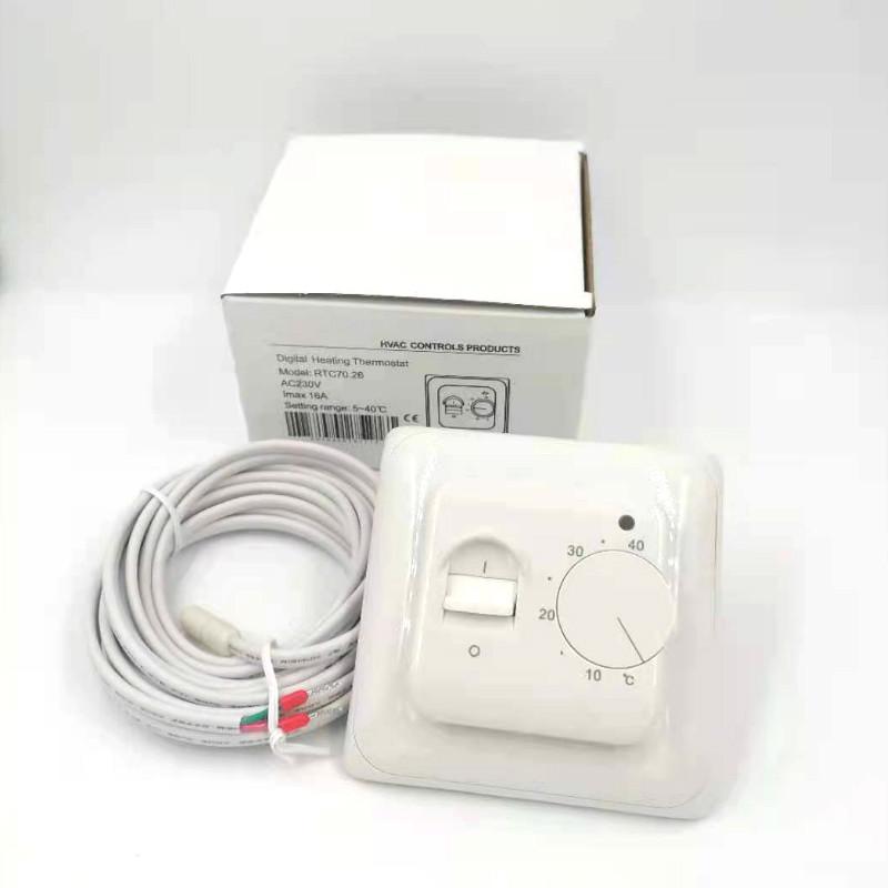 220v 16a Programmable Electric Floor Heating Thermostat Ntc Sensor Temperature Controller Universal Warm Regulator