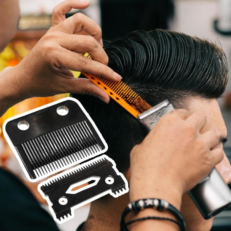 Practical Stainless Steel Replacement Blades Hair Clippers Repair Part Metal Heads Suitable for Home and Salon Use