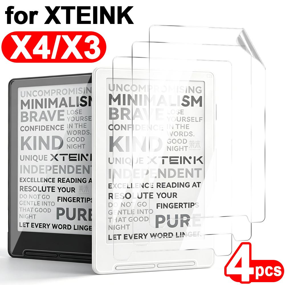 For XTEINK X4/X3 E-Book Screen Protector Anti-Glare Anti-Scratch Bubble-Free Soft Films for Xteink X4 Xteink X3 Protective Cover