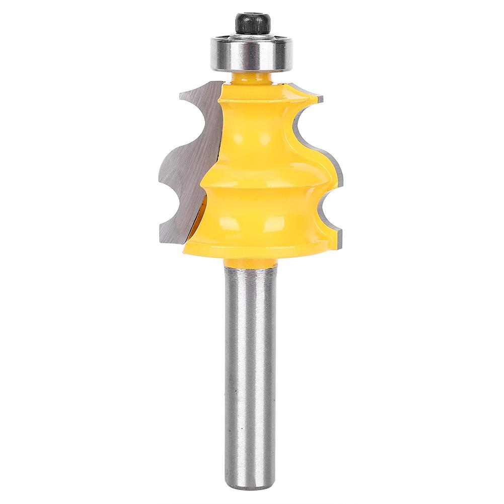 Milling Cutter Router Bit Woodworking Tool Hardware Accessory Round Handle Steel 8mm