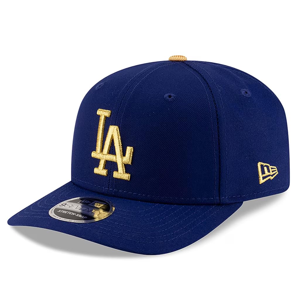 [New Era] 2025 Gold Collection Cap 9SEVENTY Los Angeles Dodgers MLB 2025 GOLD COLLECTION SNAPBACK CAP ROYAL BLUE LOS ANGELES DODGERS Snapback Hat LOW