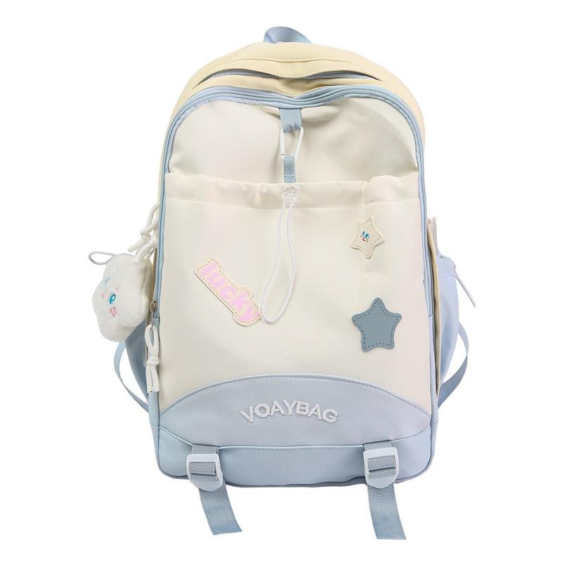 Schoolbag schoolbag for female junior high school students ins new Japanese niche design sense campus large-capacity backpack college backpack