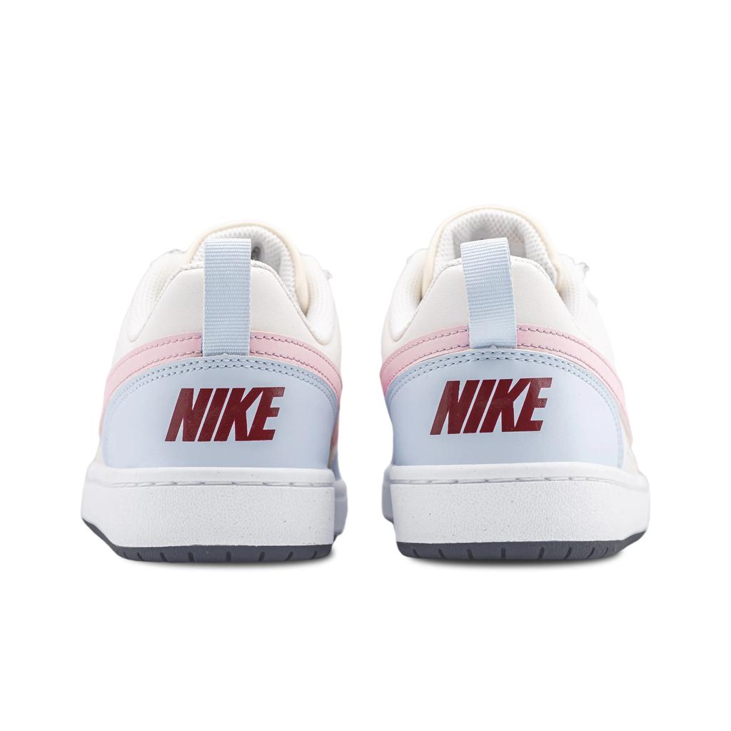 Nike Court Borough Abrasion Resistant Height Increasing Low Top Skateboard Shoes Women's Blue Pink FV8120-141(Team1626-)