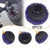 6 Brake Hub Cleaning Discs for Rust Accessory