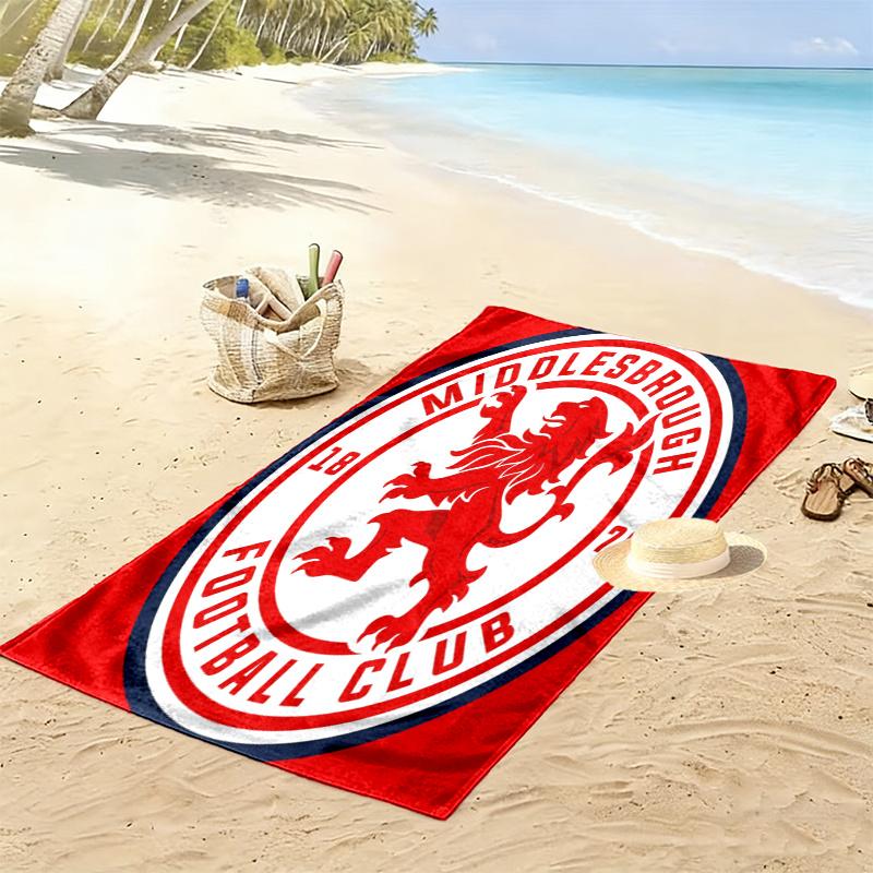 Middlesbrough Towel, Large Soft Quick Dry Towel for Beach Camping Swimming