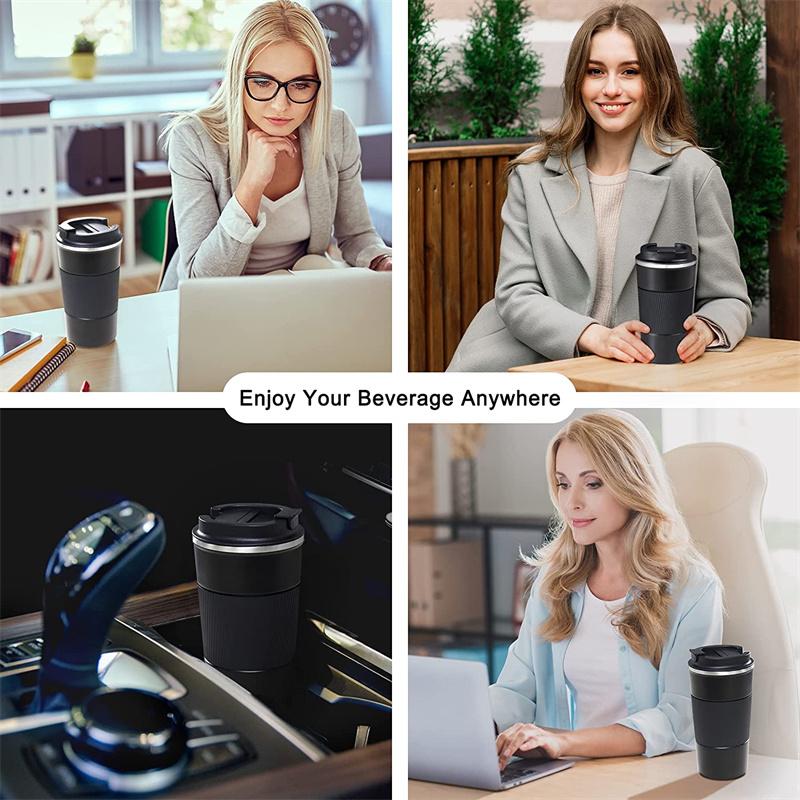 350ML Edelstahl Thermobecher Auslaufsicher Thermos Kaffee Vakuumbecher Reise Thermos Vakuumflasche Isolierter Becher Wasserflasche