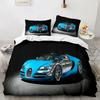 New 3D Print Sports Car Bedding Set For Bedroom Soft Modern Bedspreads Comefortable Kids Duvet Cover Quilt Cover And Pillowcase