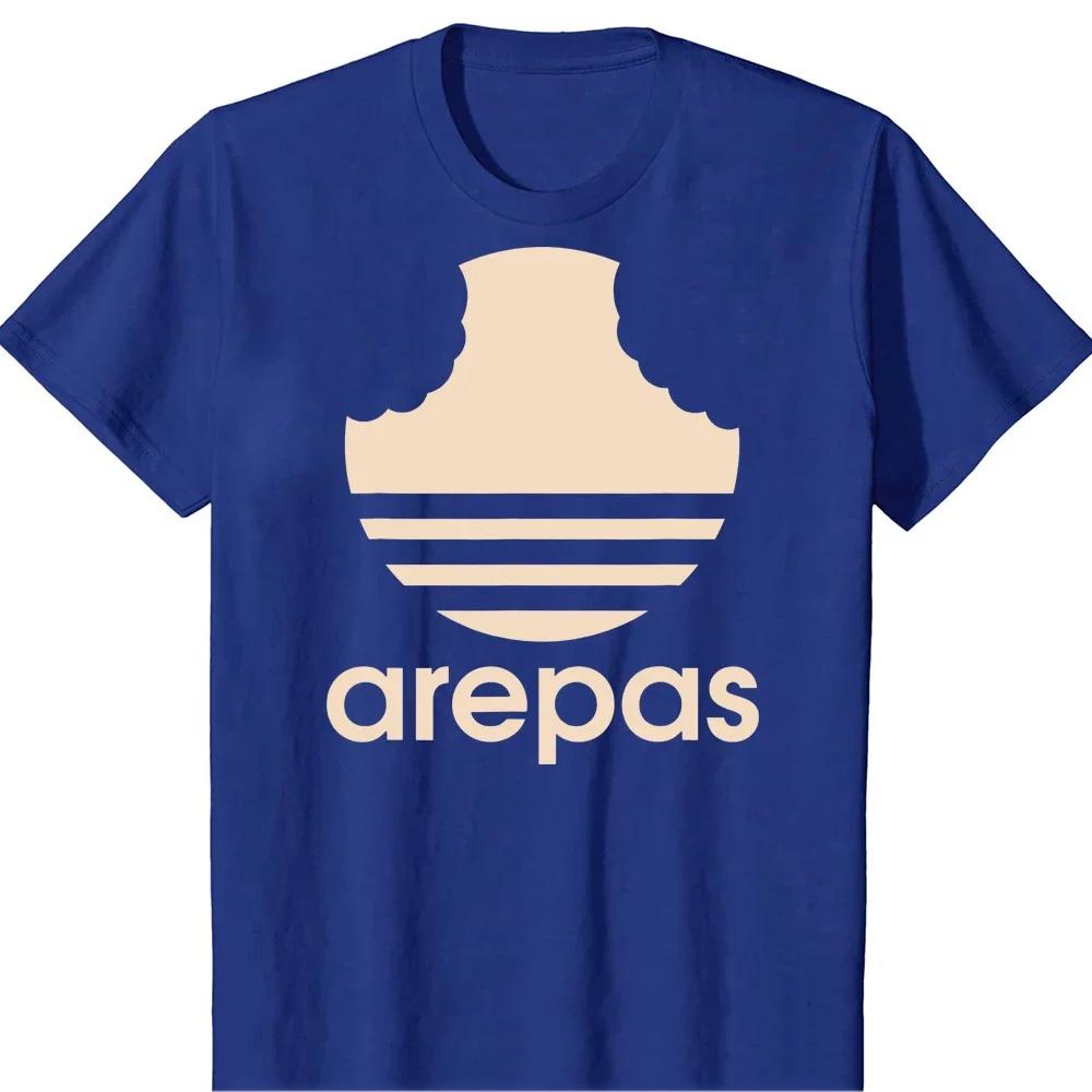 Arepas Funny Colombian Venezuelan Arepa T Shirts Summer Graphic Cotton Streetwear Venezuela Flag Gifts T-shirt Mens 71837