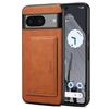 DENIOR For Google Pixel 8 Case Retro Leather+TPU+PC Card Holder Phone Cover