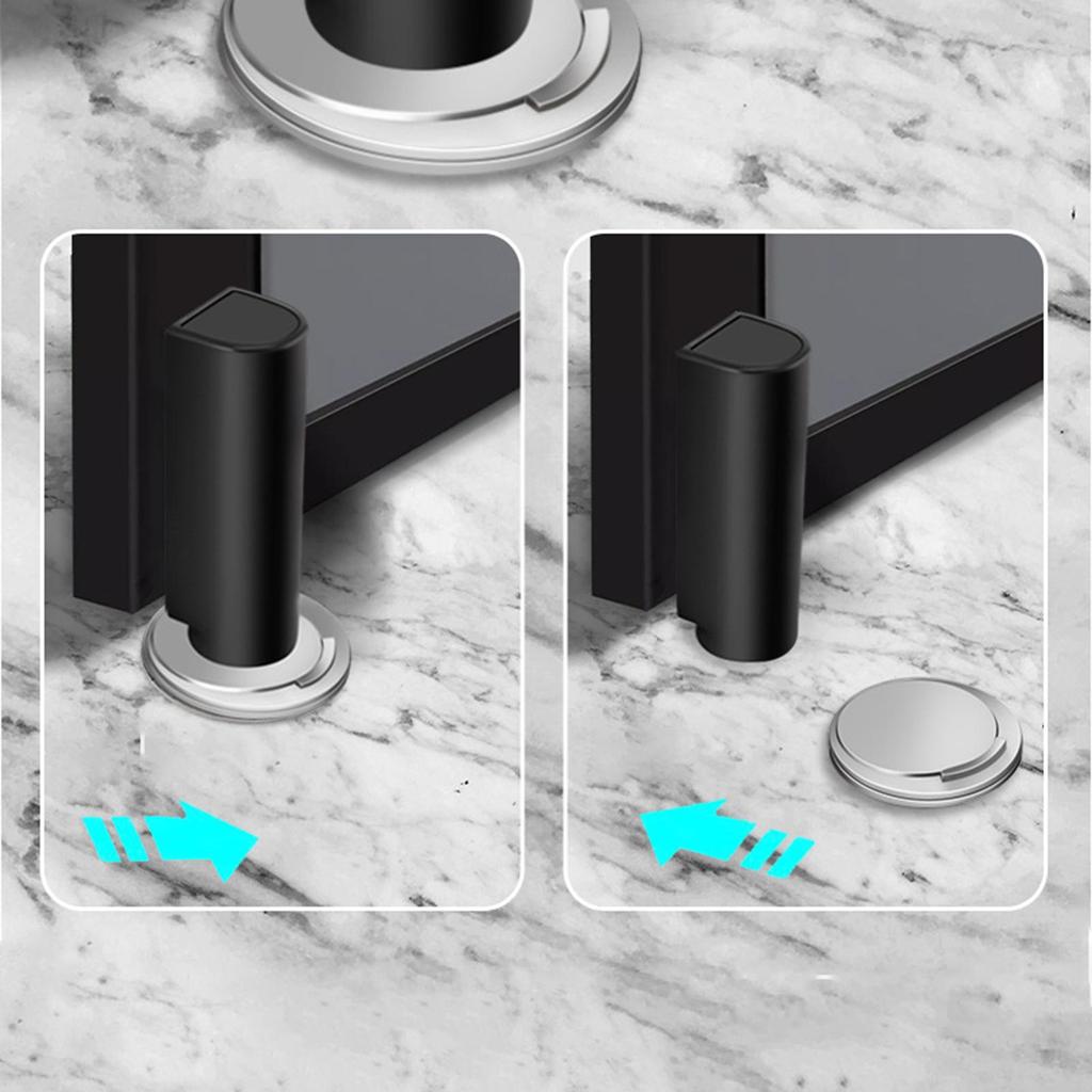 Door Stoppers No Drilling Doorstopper No Drilling Door Stop Wall Protector For Home Living Room Bedroom Kitchen Bathroom Hotel