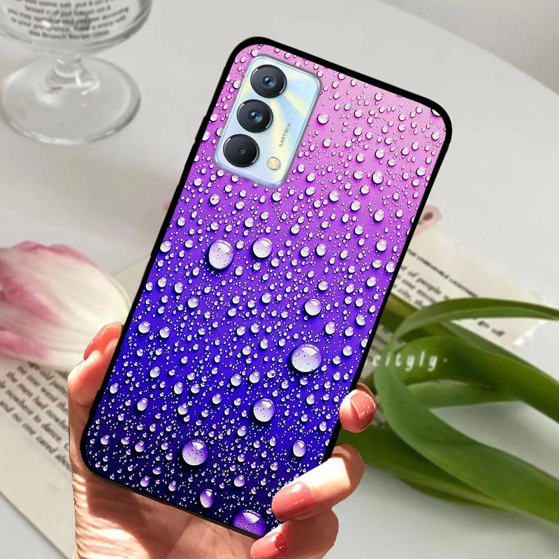 For cover Realme GT Master Case Edition Animal Cartoon Soft Silicone Funda for Realme GT Master Explorer Phone Cover Black Coque