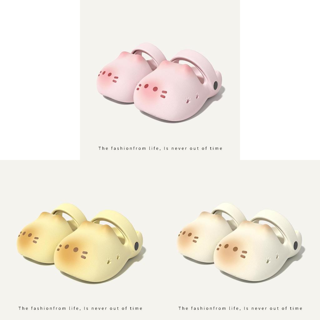 Cat Plush Sandals With Non Slip Eva Sole For Kids And Adults