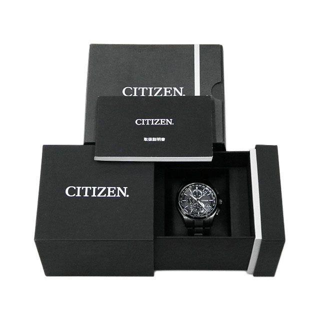 Used [Used A] Citizen Men's Watch Attesa Black Titanium Series AT8044-56E Eco-Drive Radio-Controlled Watch