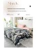 2025 Tie-dye Bubble Faux Rabbit Fur Milk Velvet Throw Blanket