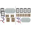For Deerma X70 DEM-X70 Robot Vacuum Cleaner Side Brushes Filters Mop Cloths Dust Bags Set Home Pet Hair Cleaning Tools