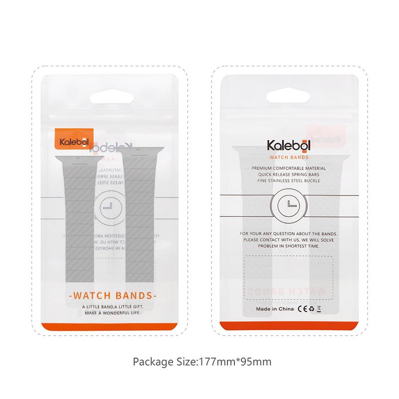 KALEBOL KLB-XWCX-001 Magnetisches PC-Uhrenarmband für Apple Watch Serie 10 42mm/9 8 7 41mm/SE (2023) SE (2022) SE 6 5 4 40mm/3 2 1 38mm