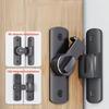 90/180 Degree Flip Door Lock Home Security Sliding Door Latch Small Gate Latches Hardware Anti-theft Lock Zinc Alloy Door Bolts