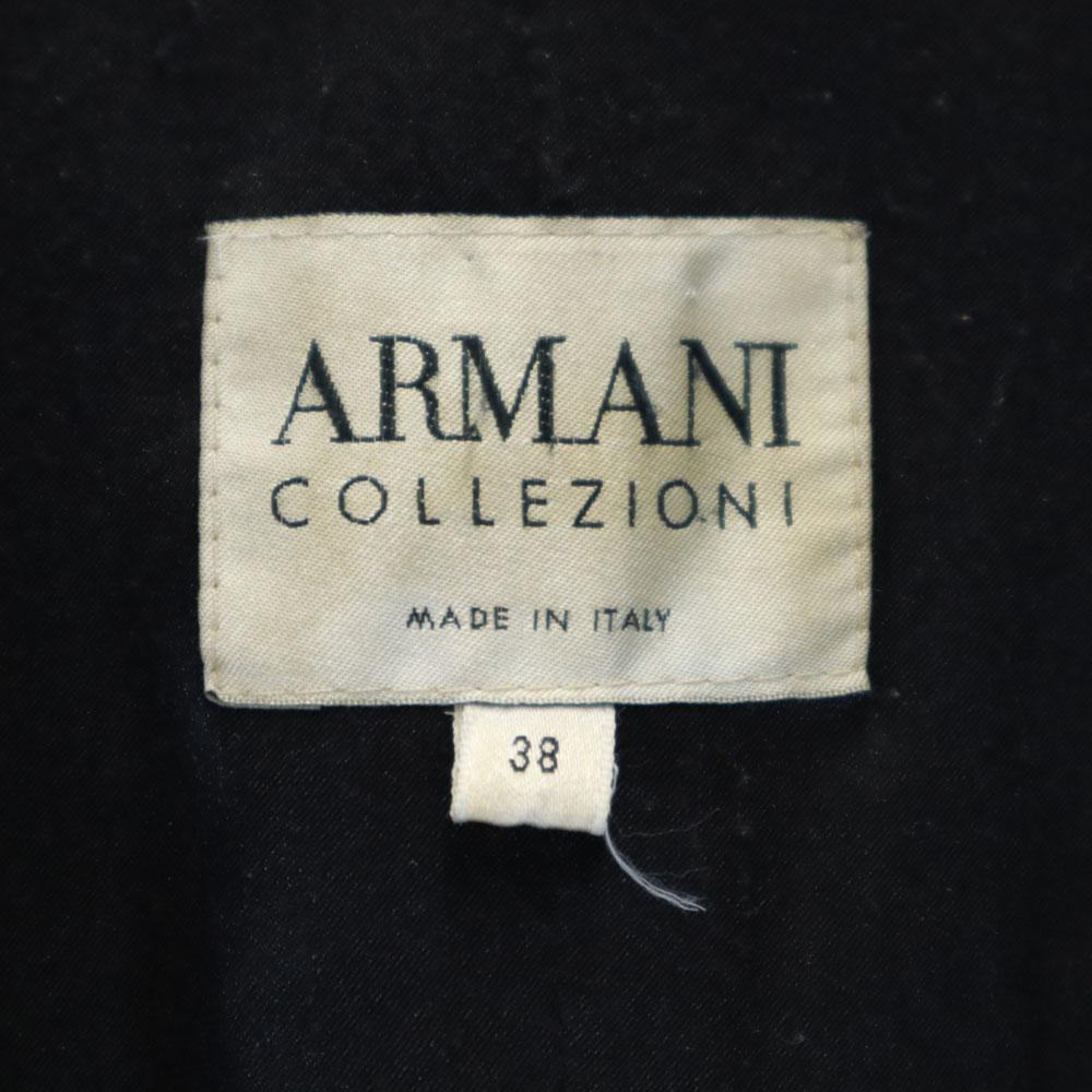 ARMANI COLLEZIONI Angora Blend Chester coat 38 black Men's Used