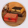 15.5*12.5*6cm1pc Retro Jewelry Gift Wedding Wooden Crafts Collection Box with Buckle,Cards&Treasure Handmade Storage Chest.