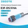 Diffuse Reflection Photoelectric Sensor E3F-DS30P1, DC Three-wire PNP, NO, 6V-36V