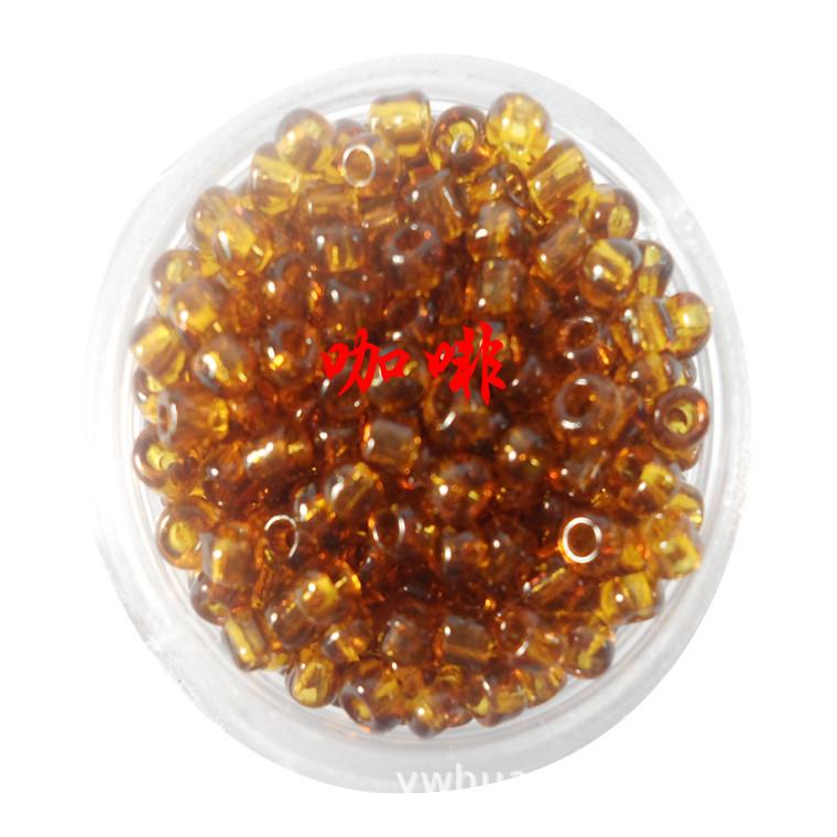 Transparent Glass Rice Beads for DIY Jewelry and Cross Stitch Clothing Accessories