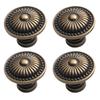 4pc Antique Bronze Kitchen Cabinet Drawer Knobs Dresser Cupboard Wardrobe Furniture Pulls Handle Wooden Box Jewelry Box Knobs