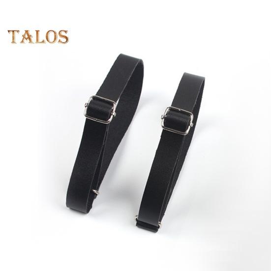 1 Pair Unisex Armband Adjustable Faux Leather 1.5CM Width Solid Color Elastic Shirt Sleeve Holder Arm Cuffs Bands Party Wedding Clothing Accessories