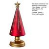 Twinkle Light Christmas Tree Illuminated Starry Night Resin Christmas Tree Ornament for Holiday Bedroom Dorm Tabletop Decor