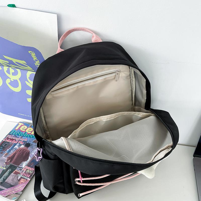 Schoolbag Backpack Female Japanese ins Personality Fashion Star Primary and Secondary School Student School Bag Korean Version Niche Versatile Braided