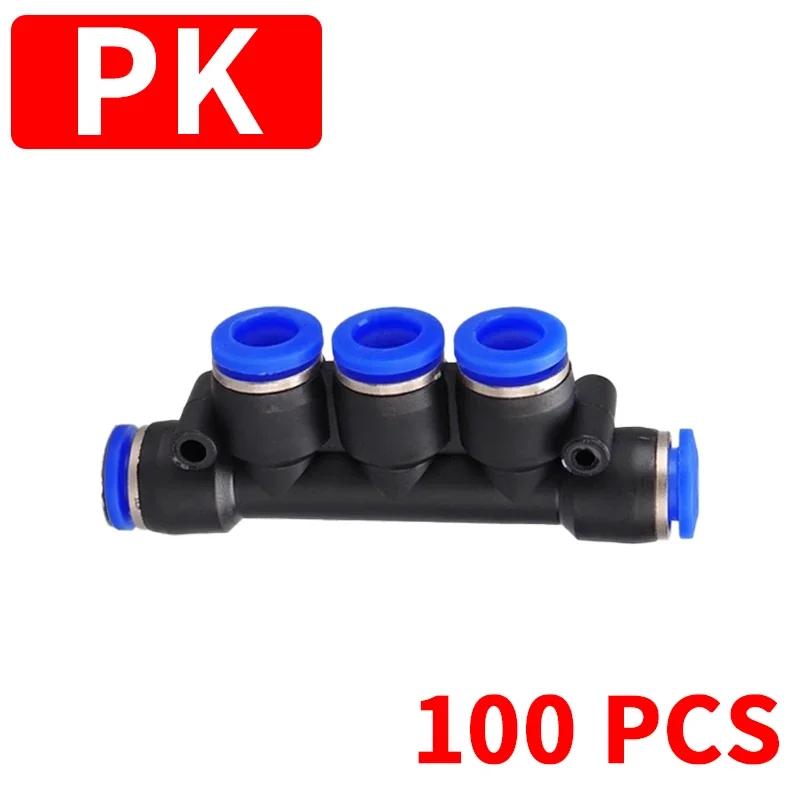 PE PV PU PK PZA PY PM Pneumatiska kopplingar Röranslutning Rör Luftslang Snabbkoppling 4/6/8mm 10mm 12mm 16mm