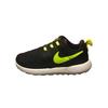 Roshe One Low Top Running Shoes Black Green Infant And Toddler 749430-032